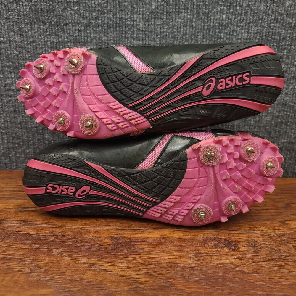 Asics Hyper Rocketgirl 6 Track Spikes Womens 8.5 Black Pink Synthetic Athletic - Picture 5 of 9